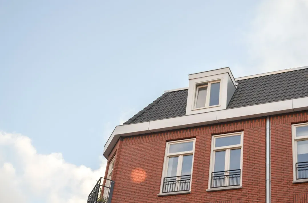Rijtjeshuis met een dakkapel aan de achterkant