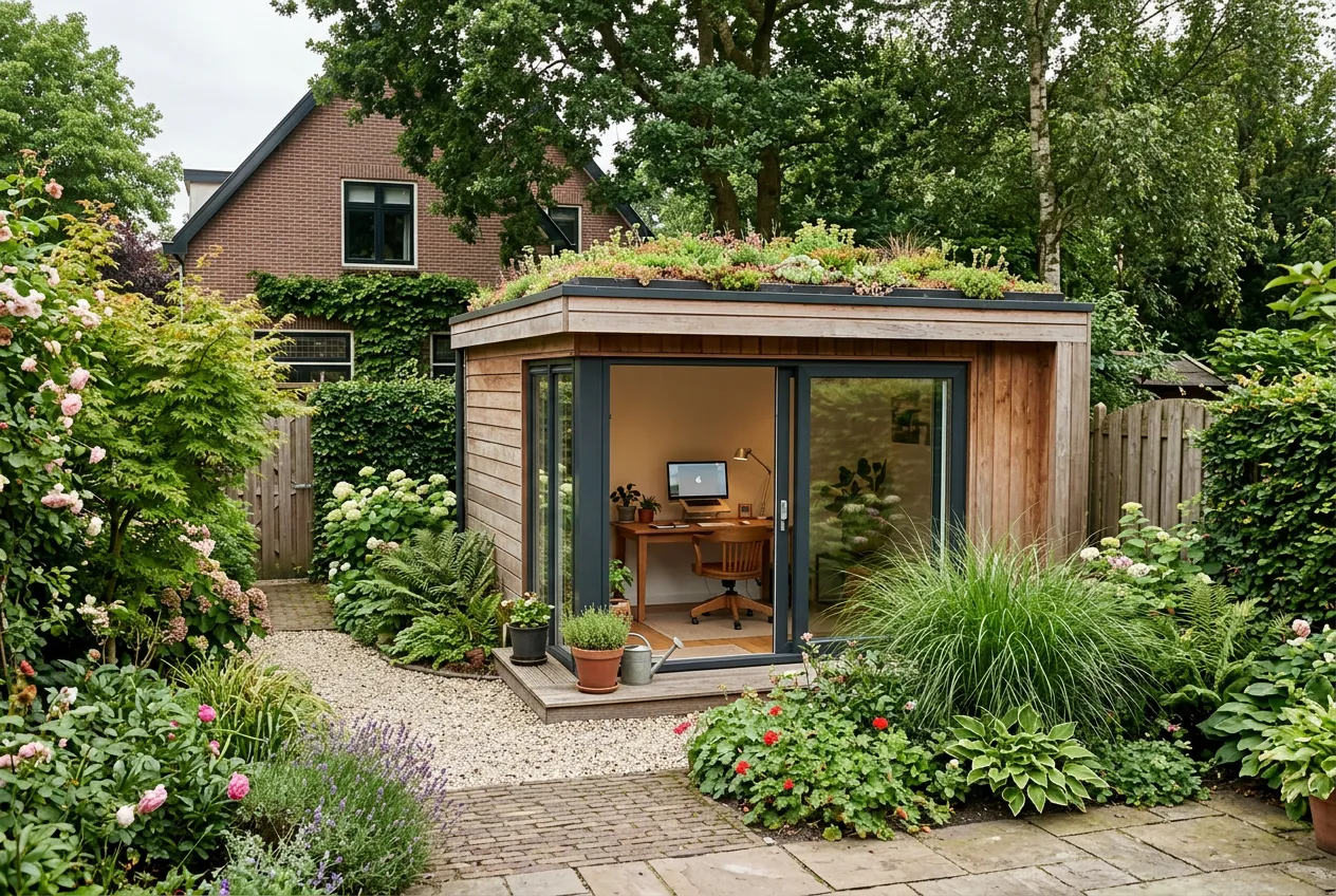 Tuinkantoor — sfeerbeeld