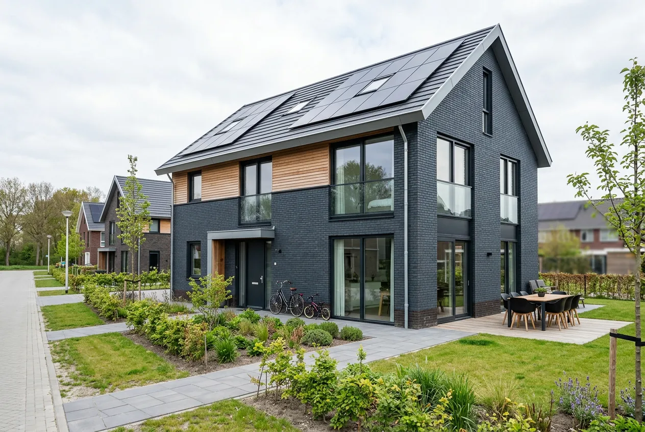 Prefab woning — sfeerbeeld